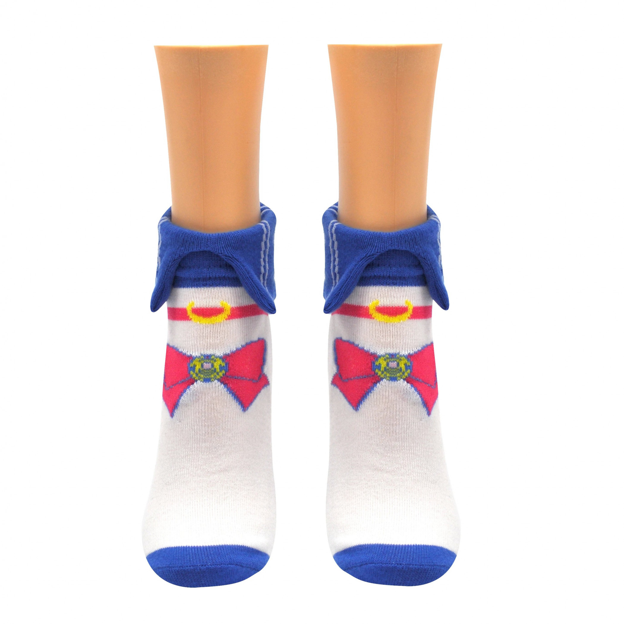 Sailor Moon Cosplay Collar Low Cut Socks
